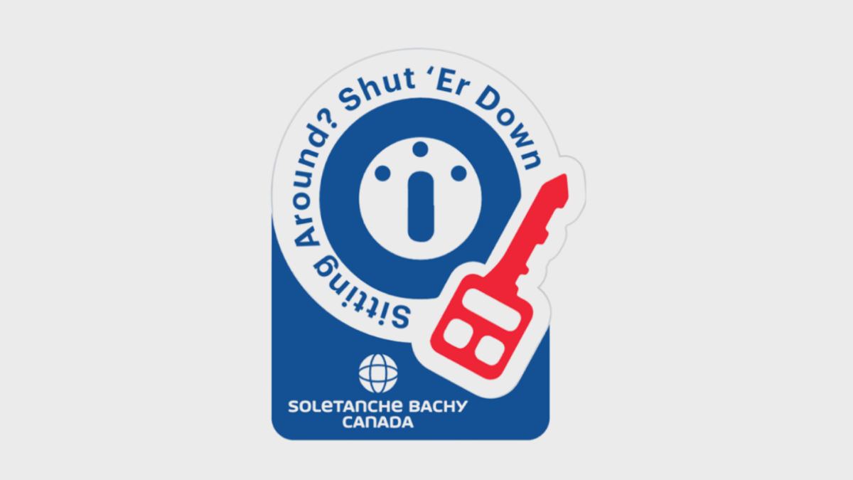 HSE Initiatives at SB Canada (7) Sitting Around? Shut 'em down with a car key illustration