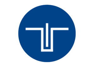 white illustration of the micropiles process in a blue circle