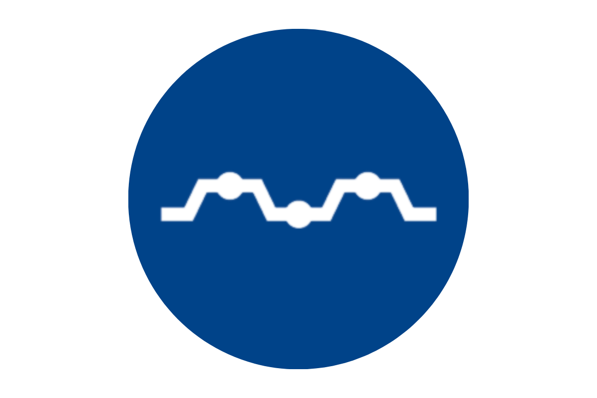 white illustration of the cellular sheet pile wall technique in a blue circle