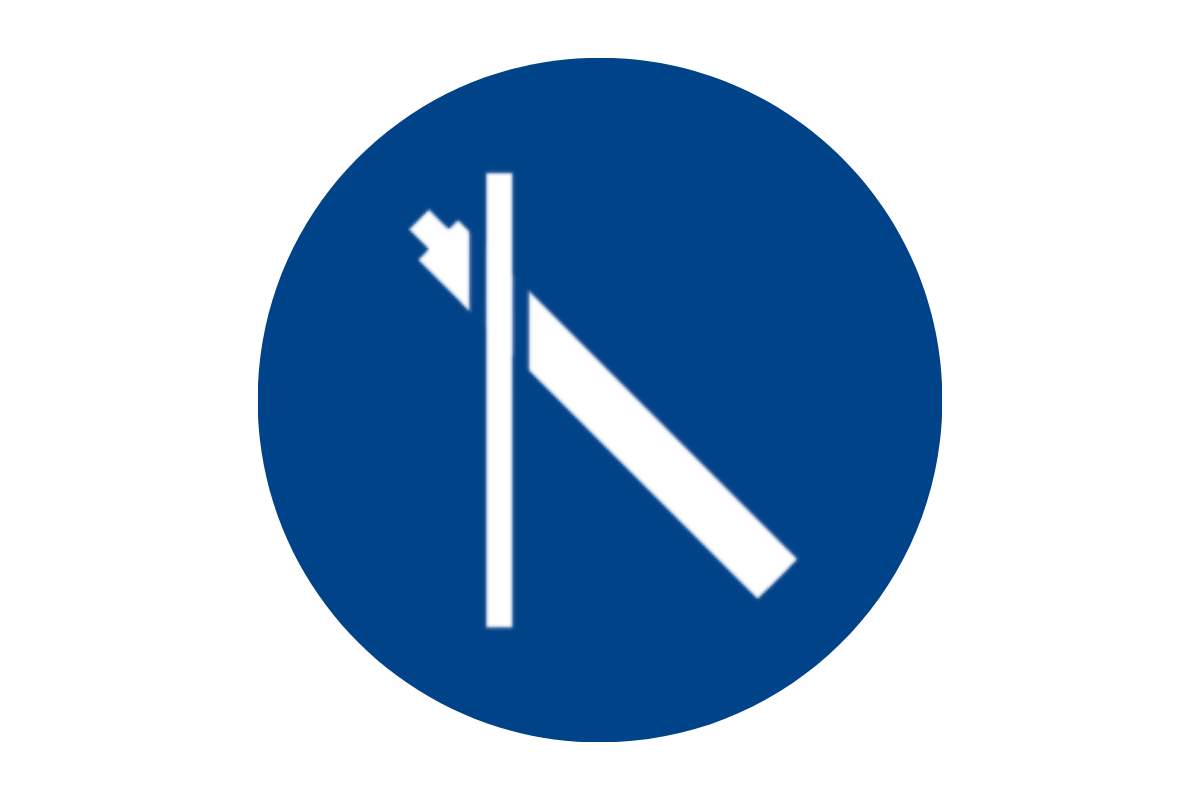 white illustration of the soil nails technique in a blue circle