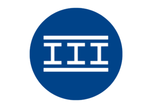 white illustration of a vibrated beam slurry wall in a blue circle