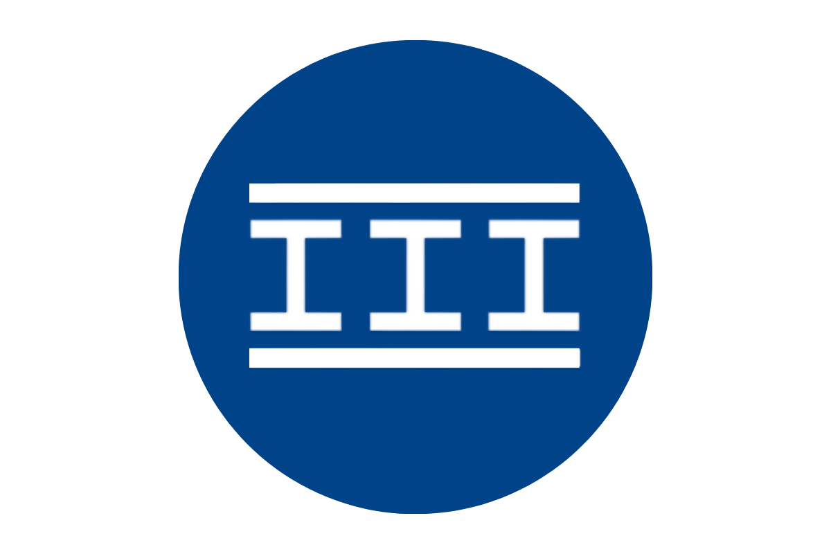 white illustration of a vibrated beam slurry wall in a blue circle