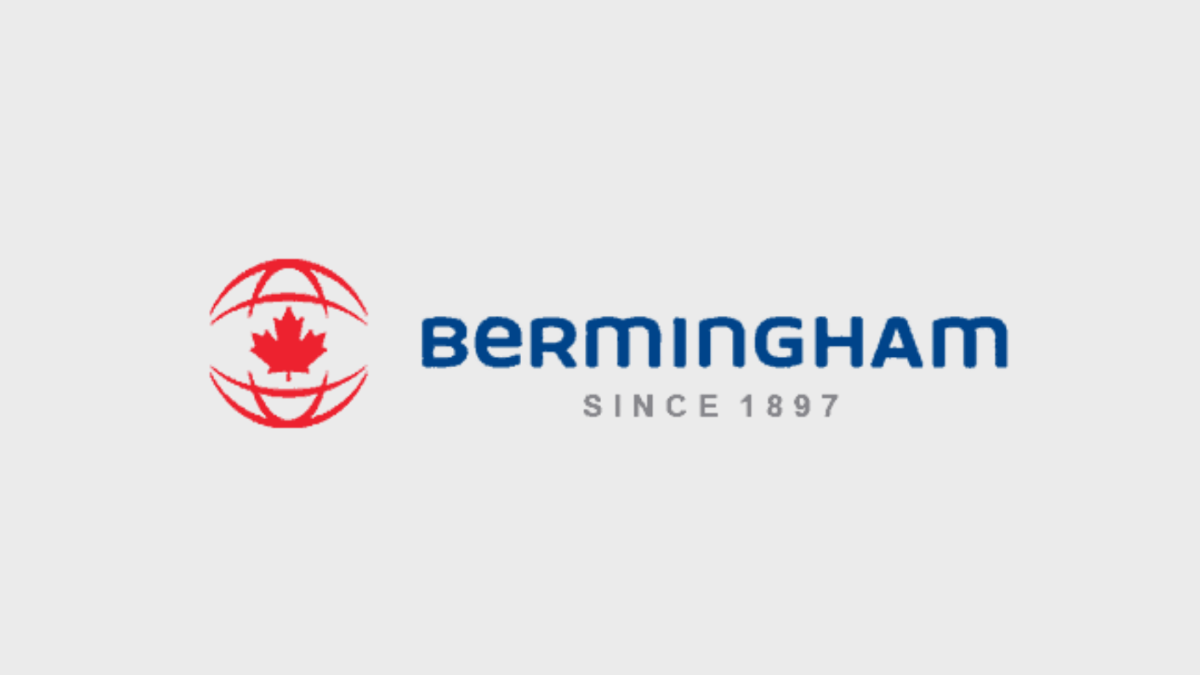 Bermingham Logo Logo of Bermingham on a grey background