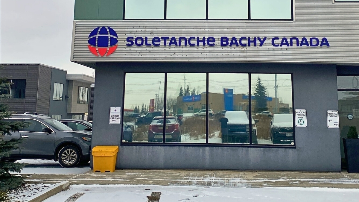 Soletanche Bachy Canada office in Edmonton, AB Outside view of the SB Canada office building in Edmonton